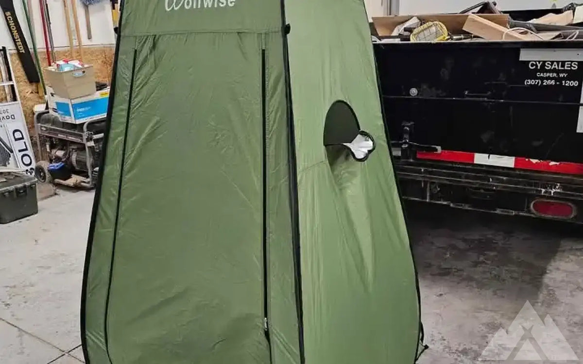 Camping potty shelter — used showers & toilets for sale — photo 1