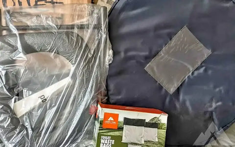 Camping Toilet Set-Privacy tent-Seat-Bags