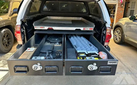 Cargo slide and truck vault