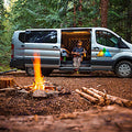 Small Low Roof Ford Transit Campervan (Built-in Heater) (Sleeps 2) - 4'-4"