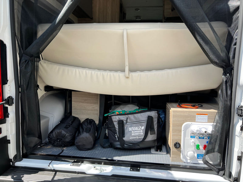  and front seats. Perfect for a road trip!|RV rental control panel wall: Truma heater — photo 13