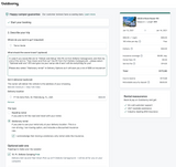 Outdoorsy RV rental booking page shows pricing details, delivery options, and trip type selection for an RV.