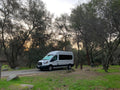 "Very versatile van" -  Rv style rig high roof up to 11 passenger.