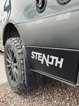 Experience adventure with this rugged RV rental! Features "Stealth" branding, off-road tires, and essential water connections.