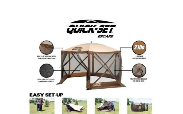 CLAM QUICK-SET + accessories.New in box — photo 2