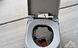 Clean waste folding camping toilet — used showers & toilets for sale