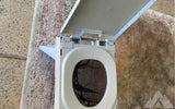 Clean waste portable toilet — used showers & toilets for sale (photo 2)