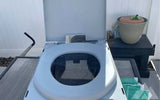 Clean waste portable toilet — new showers & toilets for sale