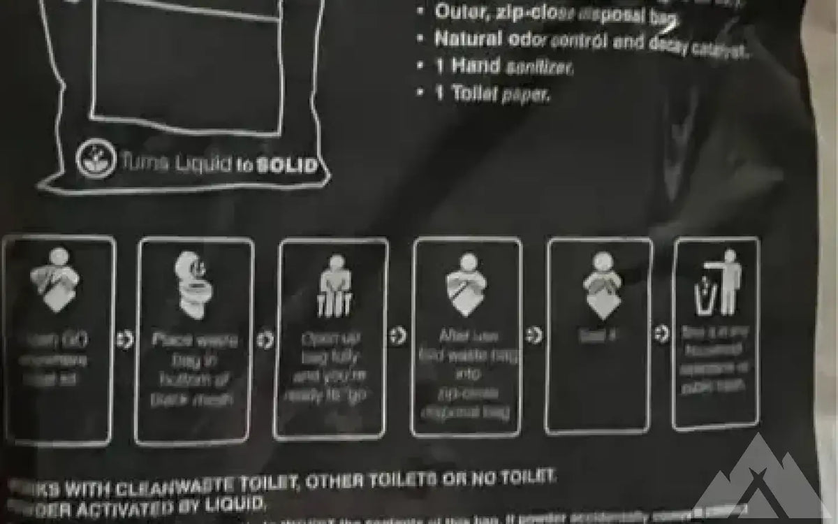 Cleanwaste Go-anywhere Toilet Kit (pack Of 100) — new showers & toilets for sale — photo 1