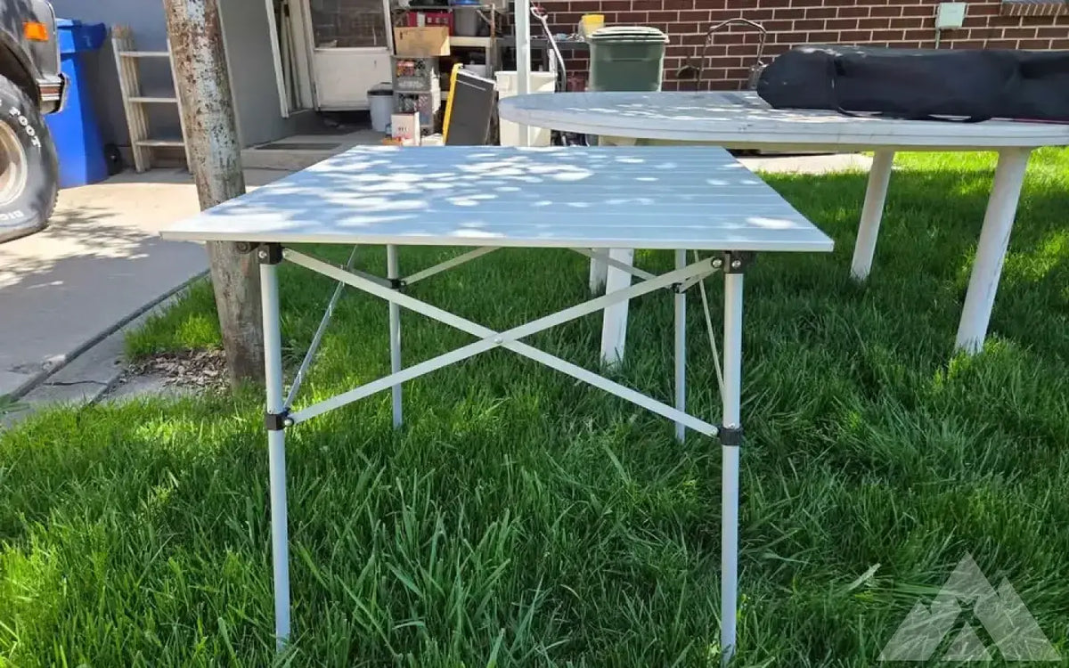 Coleman - Compact Aluminum Table — used camp furniture for sale