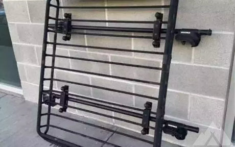 Cross bars and roof top basket — used racks for sale (photo 2)