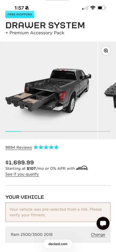 Decked truck bed cargo box in Surprise, AZ (photo 2) — photo 2