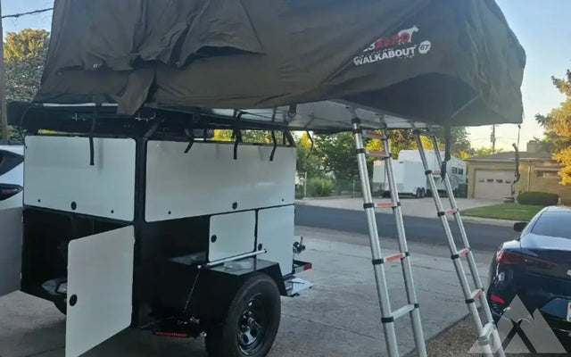 Custom 2 level overland trailer — photo 2