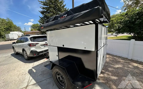 Custom 2 level overland trailer