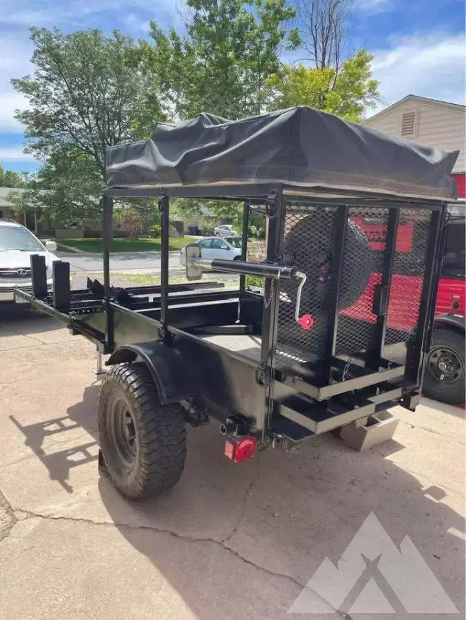 Custom Off-road Trailer with Moto Rails (2) — used overland trailer for sale in Lakewood, CO (photo 4)