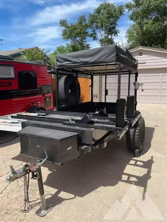 Custom Off-road Trailer with Moto Rails (2) — used overland trailer for sale in Lakewood, CO (photo 3)