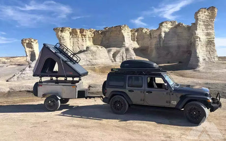 Custom Overlander Trailer with Roofnest Falcon XL — used overland trailer for sale in Las Vegas, NV (photo 2)