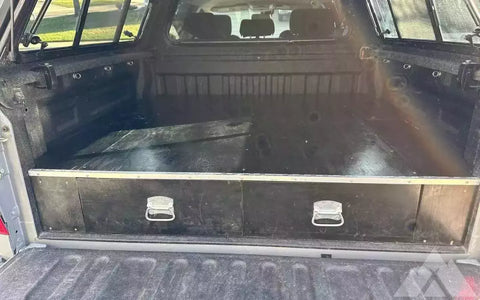 Custom Toyota Tundra Bed Drawer and Storage Platfo