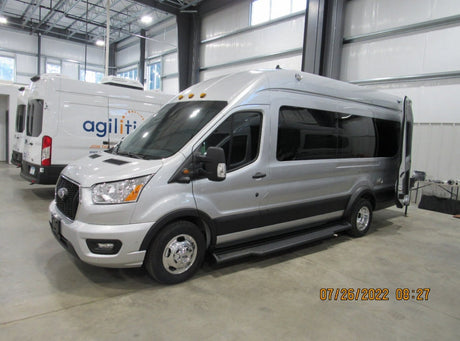 Silver converted van