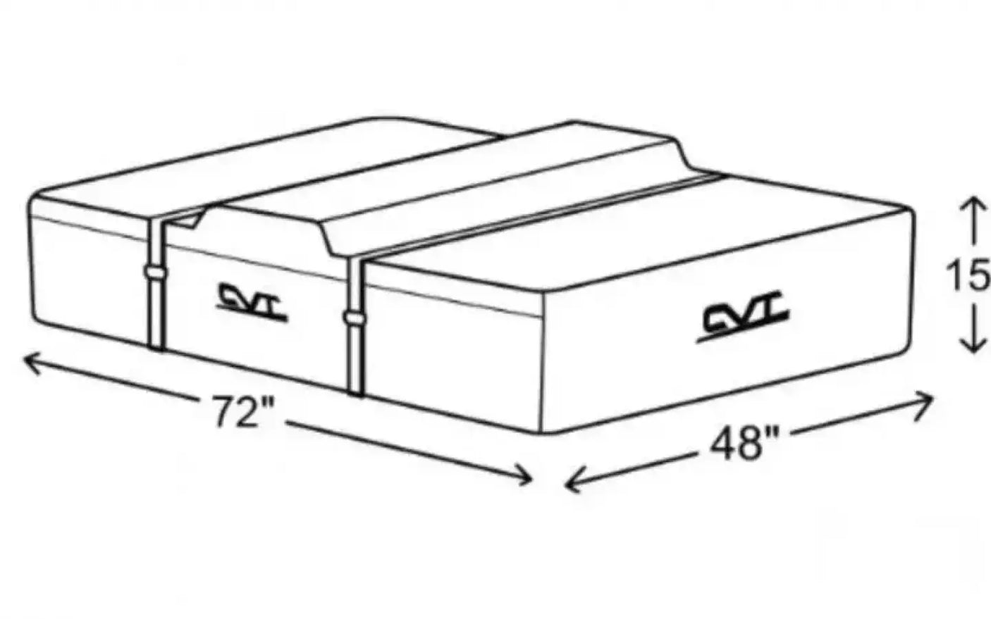 CVT (Cascade Vehicle Tents) Mt. Rainier 3+ person — used rooftop tents for sale (photo 3)