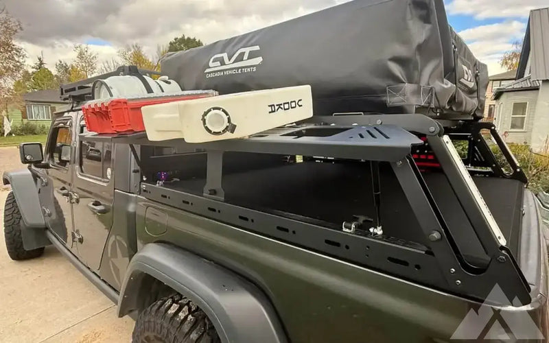 CVT rooftop tent with Rock Slide Engineering frame — used rooftop tents for sale (photo 5) — photo 5