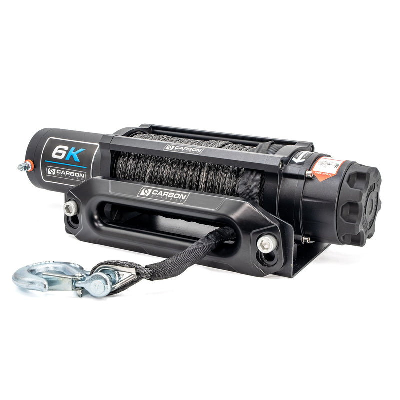 Carbon Offroad Long Drum 6000lb ATV/Small 4X4 Winch — photo 4