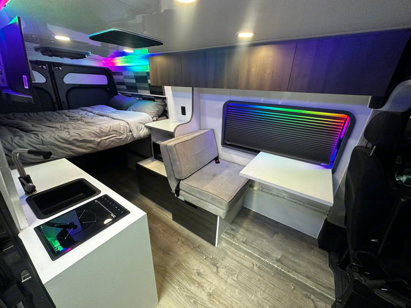 Mr. Grey is the Cold AC, Modern Luxury Camper Van rental of your dreams! — photo 12