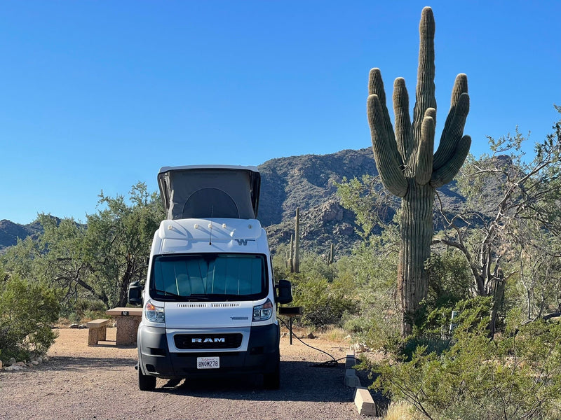  a white camper van — photo 3