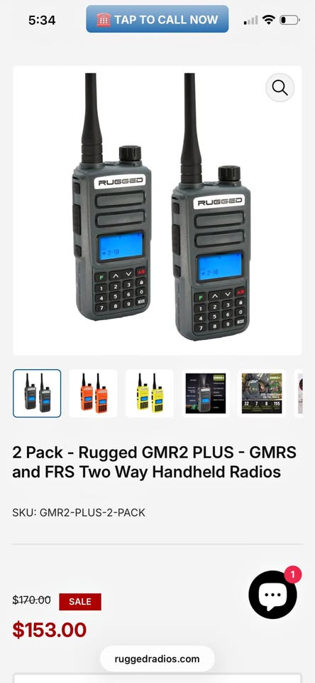 Rugged Radios Handheld Radio Kit