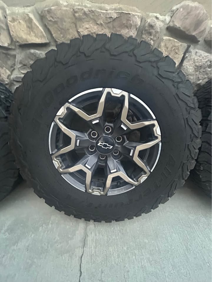 BFGoodrich All-Terrain T/A KO2 Tires 285/70/17 with Chevy ZR2 Wheels. (Full Set) in Bluffdale, UT (photo 2) — photo 2