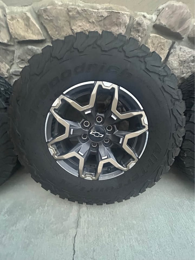 BFGoodrich All-Terrain T/A KO2 Tires 285/70/17 with Chevy ZR2 Wheels. (Full Set) — photo 2