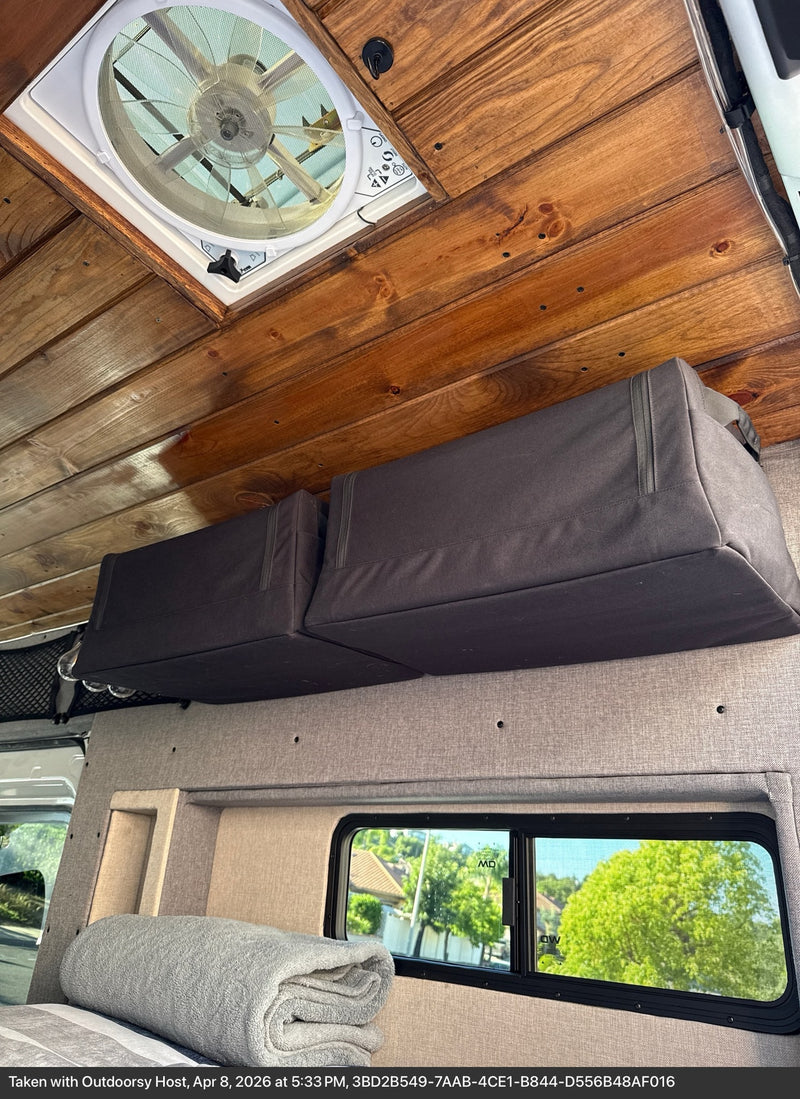  and storage cabinets for an enjoyable road trip.|Explore in comfort with this rv rental campervan — photo 18