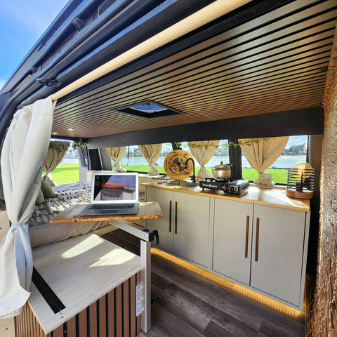 Adventure-Ready Luxury Campervan – Off-Grid, Fresh Build overland rental