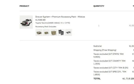 Decked drawer system for 3rd Gen Tacoma short bed — used drawer systems for sale (photo 6)