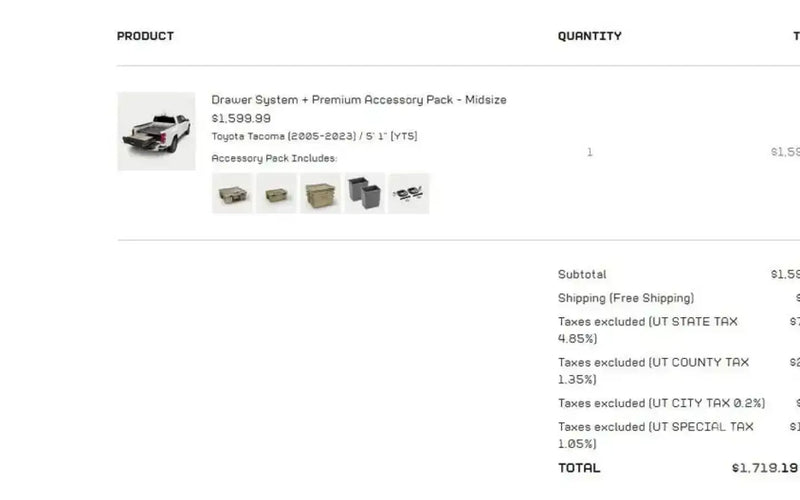 Decked drawer system for 3rd Gen Tacoma short bed — used drawer systems for sale (photo 6) — photo 6