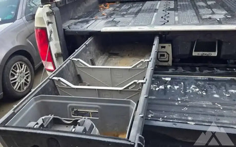 Decked in bed storage box for 2002-2018 short bed — used drawer systems for sale (photo 2)