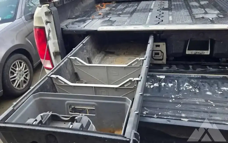 Decked in bed storage box for 2002-2018 short bed — used drawer systems for sale (photo 2) — photo 2