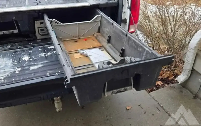 Decked in bed storage box for 2002-2018 short bed — used drawer systems for sale (photo 3) — photo 3