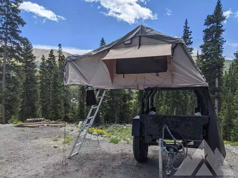 Decked Out Military Jeep M416 off-road camp traile