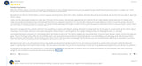 Screenshot of a glowing RV rental review for Manzanita camper van from GoCamp, praising features and owner support for a great camping trip.