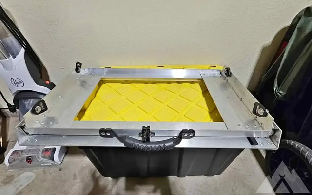 DFG OFFROAD ACCESSORIES fridge slide. Inside dimen — used fridge slides for sale
