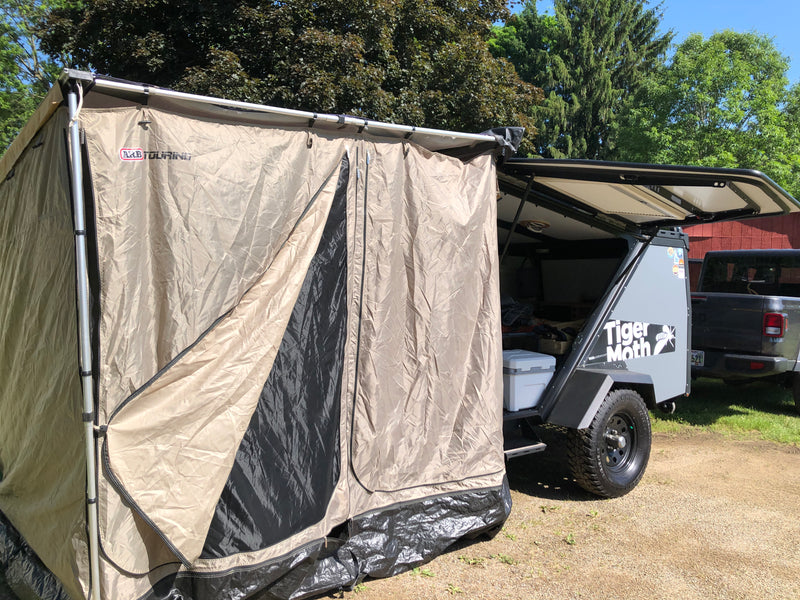 Spacious ARB Touring tent attached to a Tiger Moth camper trailer, great for RV rental outdoor experiences. — photo 7