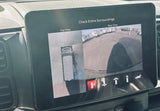 RV rental 360 camera view: Top & rear angles show the van and surrounding RVs, helpful for safe parking/maneuvering.