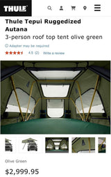 Thule Rooftop Tent in Encinitas, CA (photo 9)