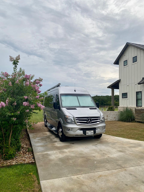 Luxury sprinter van for Travel or glamping overland rental