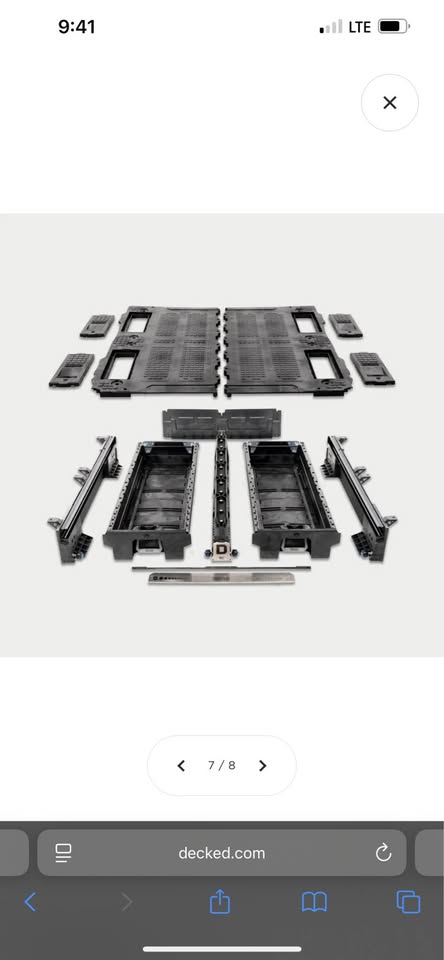 DECKED drawers System for GMC/Chevy 1500 (2007-2018) and 2019 Old Body Style� / 5' 9" in Prewitt, NM (photo 2) — photo 2