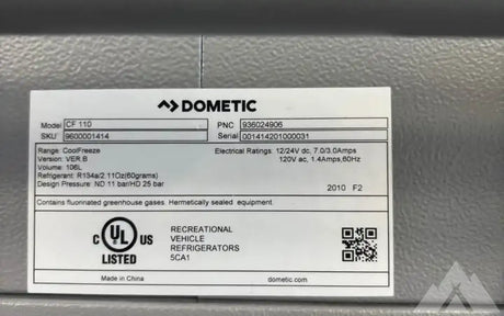 Dometic CF 110 Refrigerator — used coolers & fridges for sale (photo 3)