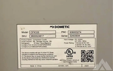 Dometic CFX 35 12v Fridge — used coolers & fridges for sale (photo 3)