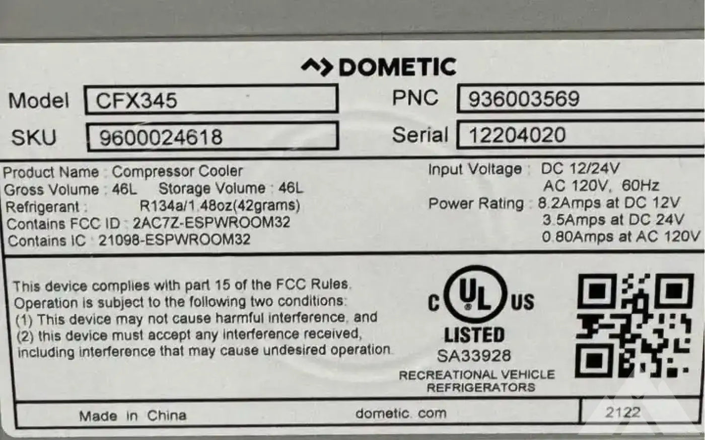 Dometic CFX3 45L portable refrigerator/freezer — used coolers & fridges for sale (photo 3) — photo 3