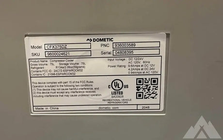 Dometic cfx3 75dz — used coolers & fridges for sale (photo 7)